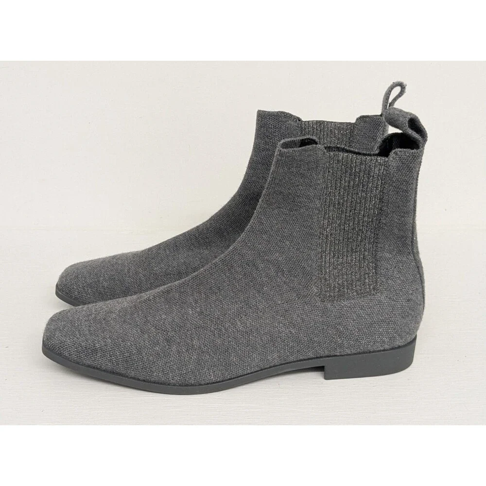 Vivaia Women's Ryan Pro Square Toe Slip On Chelsea Boots Water Repellent Size 40